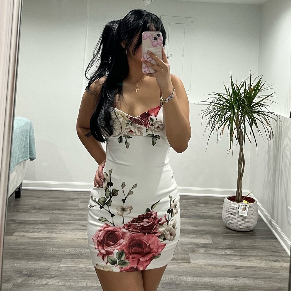 Ivory Mini floral dress from Windsor